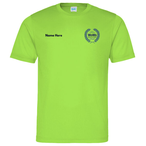 Wows Personalised Technical T-Shirt Light Colours Thumbnail